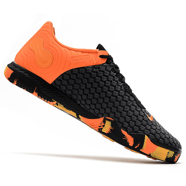 Chuteira Futsal Nike Reactgato IC Preta e Laranja - VN Esportes