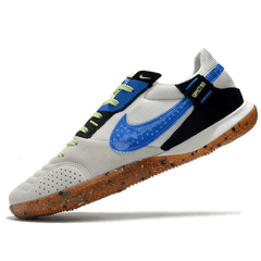 Chuteira Futsal Nike Streetgato IC Branco,Preto e Azul - VN Esportes