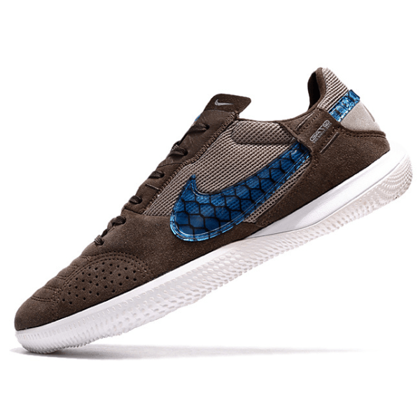 Chuteira Futsal Nike Streetgato IC Marrom e Azul - VN Esportes