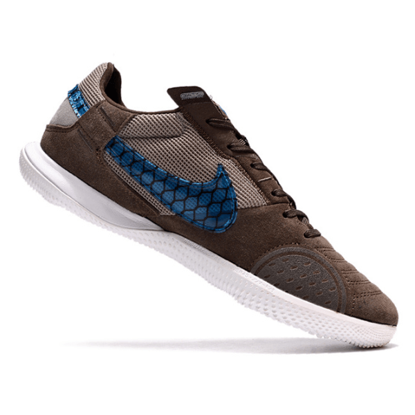 Chuteira Futsal Nike Streetgato IC Marrom e Azul - VN Esportes