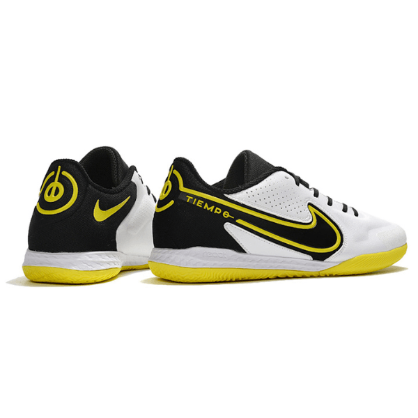 Chuteira Nike Tiempo 9 Legend IC Branca e Preta - VN Esportes