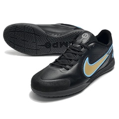Chuteira Nike Tiempo 9 Legend IC Preto,Amarelo e Azul - VN Esportes