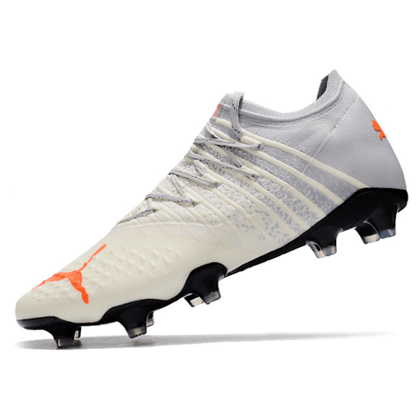 Chuteira Puma Future Z 1.3 FG Branca e Cinza - VN Esportes