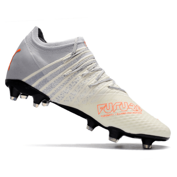 Chuteira Puma Future Z 1.3 FG Branca e Cinza - VN Esportes