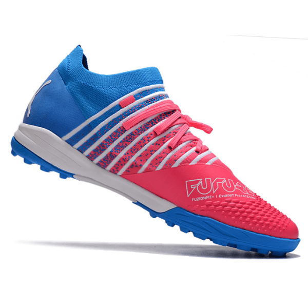 Chuteira Puma Future Z 1.3 TF Azul e Rosa - VN Esportes